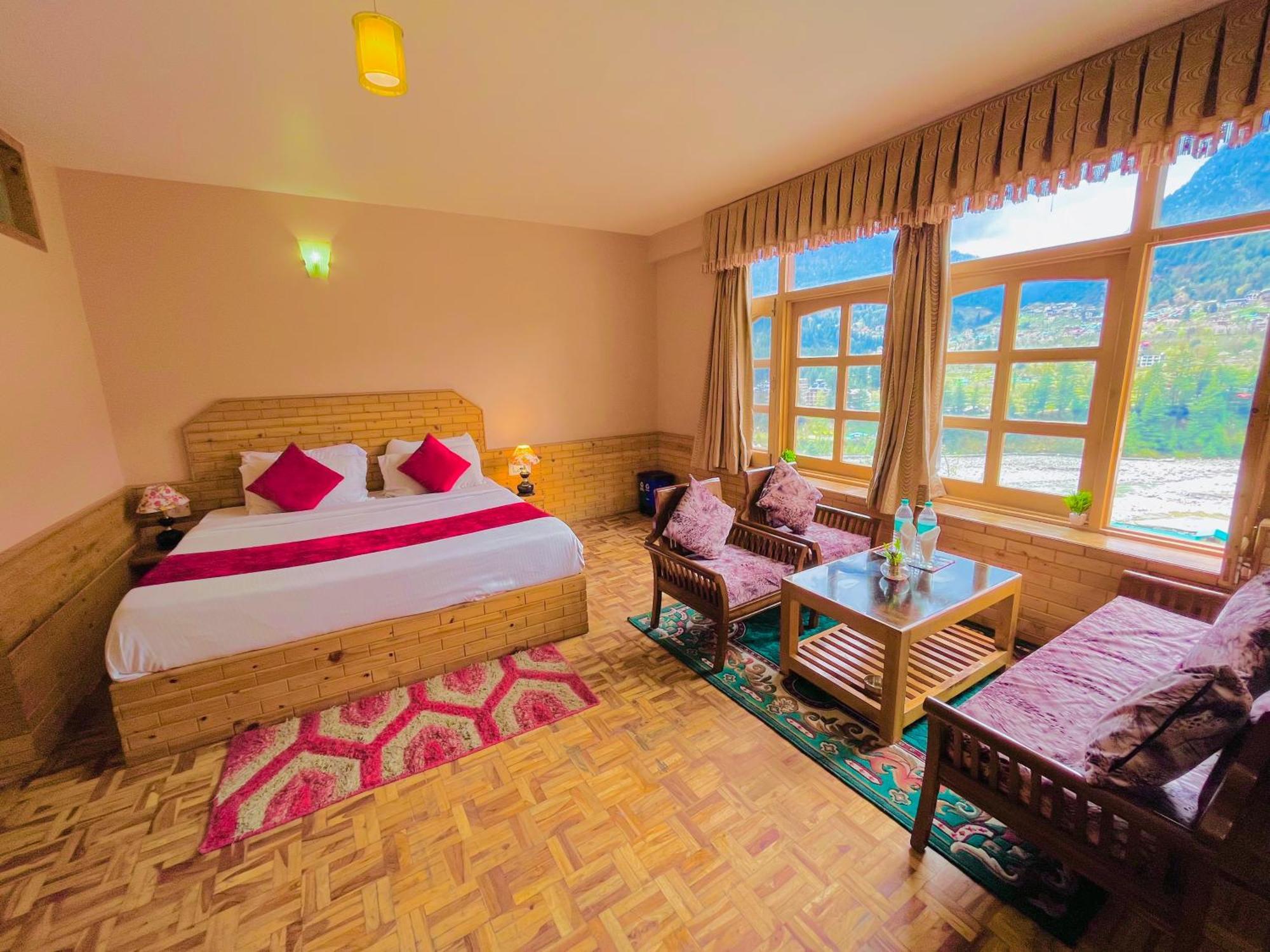 Snow Clad Riverview Hotel & Resort, Manali Buitenkant foto